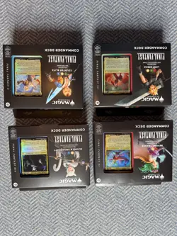 Magic: the Gathering - Final Fantasy Commander Deck Bundle All 4 Decks SEALED - Image 2