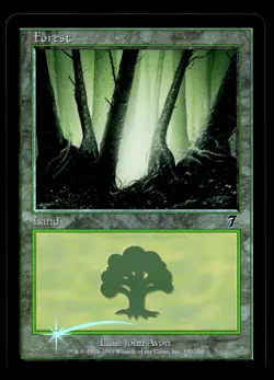 Forest () 330 Foil L 7th Edition - Image 1