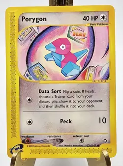 Porygon 103a/147 - Aquapolis Common Regular Pokemon TCG MP - Fast Shipping - Image 1