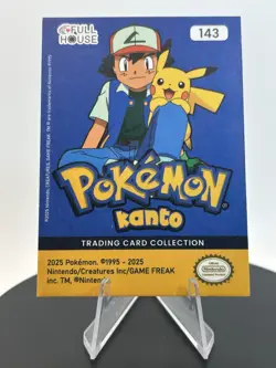 2025 Pokemon Kanto Full House - Silver Holo - Snorlax #143 - Image 2