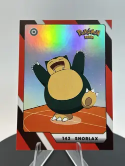 2025 Pokemon Kanto Full House - Silver Holo - Snorlax #143 - Image 3