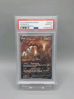 PSA 10 MINT | Pokemon TCG Entei V Crown Zenith GG36/GG70 - Image 1