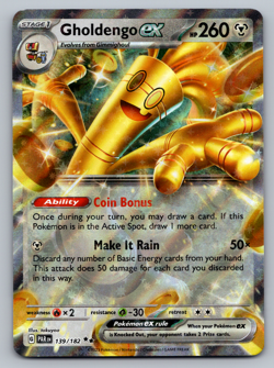 Gholdengo ex Pokemon Paradox Rift 139/182 Double Rare NM - Image 1