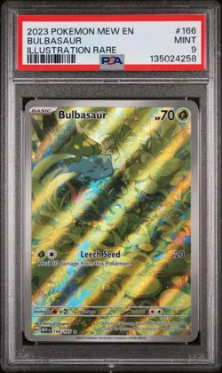 2023 Pokemon SV 151 Bulbasaur #166/165 PSA 9 - Image 1