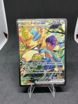 Hop's Zacian ex 186/159 Sv09: Journey Together Holo Pokemon - Image 1