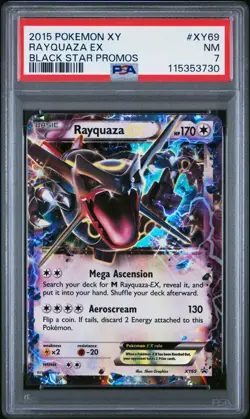 Rayquaza Ex Pokemon Xy Black Star Promos XY69 PSA 7 - Image 1