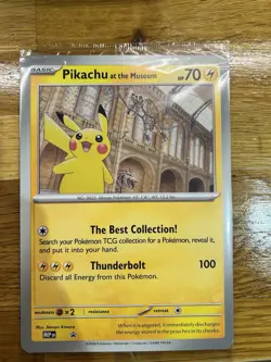 5x Pikachu At The Museum, Pokemon Natural History Museum Jumbo Promo - Image 3