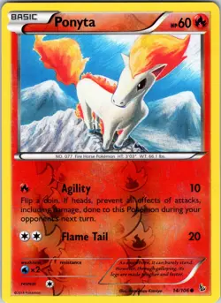 Ponyta 14/83 Generations Pokemon TCG NM Reverse Holo - Image 1