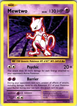 Mewtwo 51/108 XY - Evolutions Pokemon TCG NM Regular - Image 1