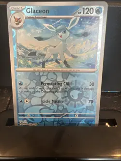 Pokemon TCG SV-Twilight Masquerade Glaceon #54/167 Uncommon Reverse Holo - Image 1