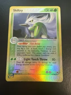 Pokemon TCG Shiftry Reverse Holo Sandstorm 12/100 LP - Image 1