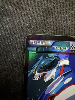 Pokemon Team Aqua's Kyogre EX 6/34 Double Crisis Holo 2015 Ft. Archie & Shelly - Image 3