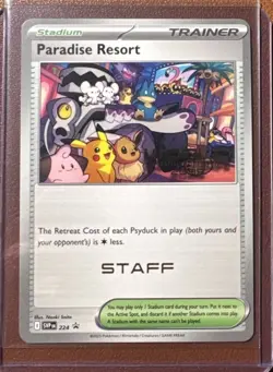 Pokemon World Championship 2025 STAFF Paradise Resort SVP 224 Anaheim Promo - Image 1