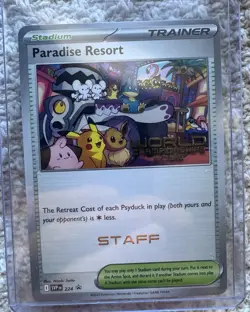 Pokemon World Championship 2025 STAFF Paradise Resort SVP 224 Anaheim Promo - Image 2