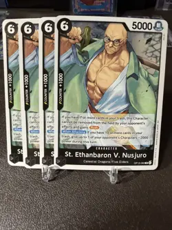 One Piece TCG St. Ethanbaron V. Nusjuro OP13-080 Foil R Carrying On His Will - Image 1