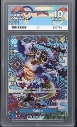 💎2023 Kaido One Piece SP OP04-044 SR Alt Art OP05 Ace 10 Awakening New Era 💎 - Image 1