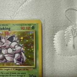 1999 Pokemon TCG Nidoking Base Set Holo Unlimited Holo Rare Card 11/102 - Image 4