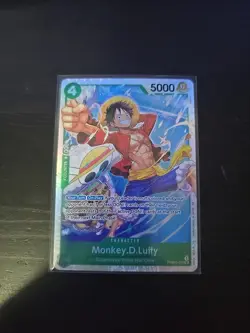 x1 Monkey D. Luffy PRB02-005 SR ONE PIECE Card The Best 2 - ONE PIECE ENGLISH - Image 1