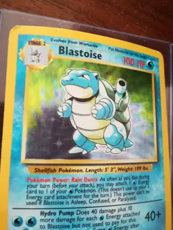 Blastoise 002/102 Original 1999 Base Set Holo Pokemon TCG Card - Image 4