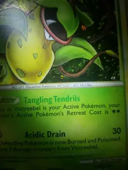 Victreebel HS-Triumphant 12/102 COSMO SWIRL Holo Rare - POKEMON CARD - NM/M - Image 5