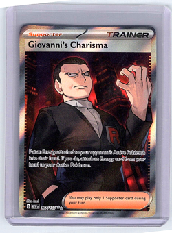 Giovanni's Charisma 197/165 Scarlet & Violet 151 NM Pokemon Card - Image 1