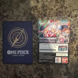 Bandai Namco One Piece CCG Monkey D. Luffy US Voyage Promo Full Art Holo Card - Image 2