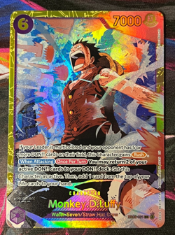 Monkey.D.Luffy EB02-061 SEC - One Piece TCG - English Card Near-Mint Secret Rare - Image 1