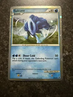 Suicune HGSS21 Holo Black Star Promo Pokemon Card - Image 1