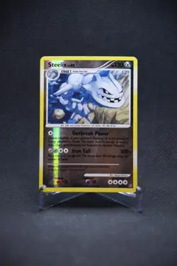 Steelix 28/100 Stormfront TCG Pokemon Card TCG Reverse Holo Rare - MP - Image 1