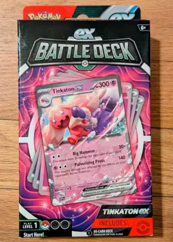 🔥 NEW Pokemon TCG: Tinkaton ex Battle Deck Pokemon The Card game - Image 1
