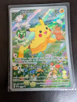 2024 Pokemon | Pikachu 088 Sv: Scarlet & Violet Promo Card Holo - Image 1