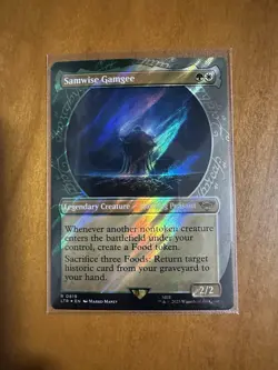 Samwise Gamgee 0819 Surge Foil NM Pack Fresh Showcase LTR - Image 1