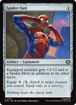 Spider-Suit #176 Near Mint SPM Marvel's Spider-Man Magic MTG - Image 1