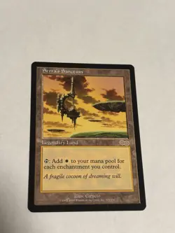 Serra's Sanctum 1998 MTG Urza's Saga Rare LP-NM (Reserved List) #325 - Image 1