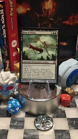 Bow of Nylea R 153 Theros Magic The Gathering Lightly Played LP Regular - Image 1