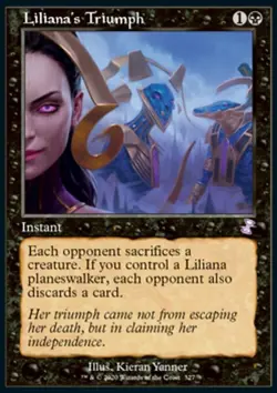 MTG Magic the Gathering Liliana's Triumph (327/429) Time Spiral Remastered NM - Image 1