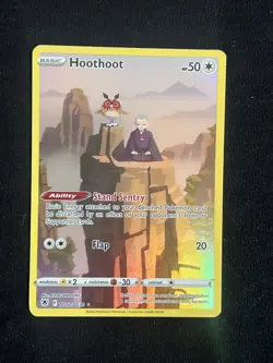 Hoothoot TG12/TG30 Swsh10 Astral Radiance Trainer Gallery Holo Pokemon TCG - Image 1