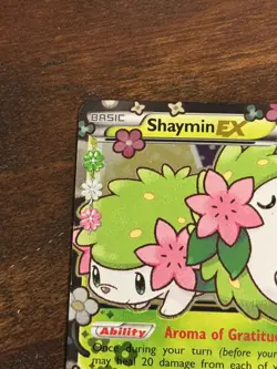 Pokemon TCG Shaymin EX XY148 Holo Black Star Promo Card - Image 2
