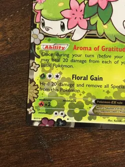 Pokemon TCG Shaymin EX XY148 Holo Black Star Promo Card - Image 5