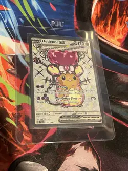 Pokemon Dedenne ex 239/193 Paldea Evolved Scarlet & Violet Ultra Rare Pack Fresh - Image 1