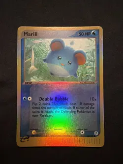 Pokemon Marill 68/100 Reverse Holo Card EX Sandstorm 2003 - Image 1