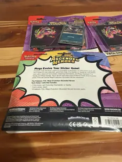 4 x Pokemon Ascended Heroes Tech Sticker Collection - Gastly - Image 3