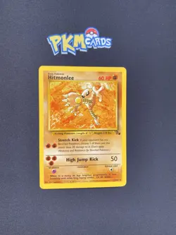 Pokemon TCG Hitmonlee Fossil 22/62 Regular Rare MP. - Image 1