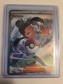 Pokemon TCG Nemona Full Art Trainer Card 238/091 Paldean Fates NM - Image 1