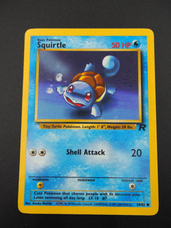 Unlimited Team Rocket Squirtle 68/82 Pokemon Card WOTC Vintage NM - Image 1