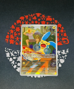Minun 194/182 Paradox Rift Illustration Rare Pokemon TCG Near Mint - Image 1