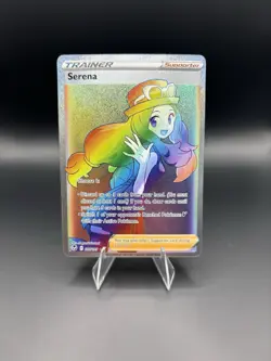 Pokemon TCG Serena 207/195 SWSH12 Silver Tempest Full Art Rainbow Secret NM - Image 1
