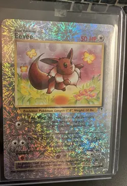2002 Pokemon Eevee 74/110 Legendary Collection Reverse Holo - Image 3