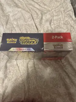 Pokemon Scarlet & Violet Surging Sparks Elite Trainer Box & Booster Bundle 2x - Image 2