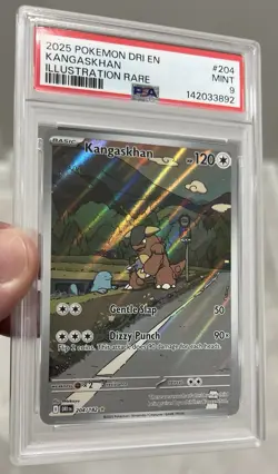 Pokemon Destined Rivals Kangaskhan 204/182 Illustration Rare PSA 9 MINT - Image 5